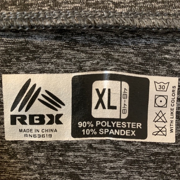RBX X-Large Dark Grey Athletic T-Shirt - Picture 2 of 2